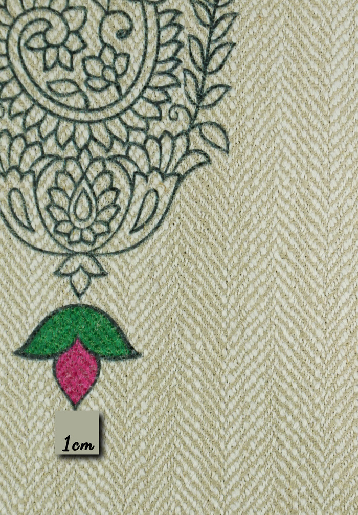 TARUVAR - ROYAL BEIGE / RED / GREEN